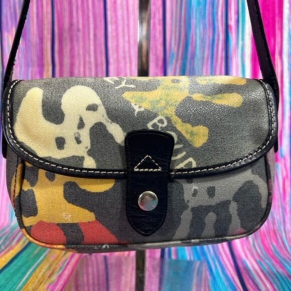 Dooney & Bourke Rare Baby Hand Print Pouchette Mini Shoulder Bag - Picture 2 of 16